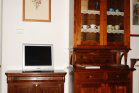 living room area with lcd television