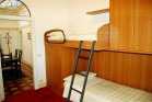 bunk bed for 2 persons plus 1 roll-out bed
