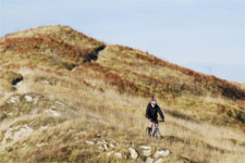 Me biking in Garfagnana