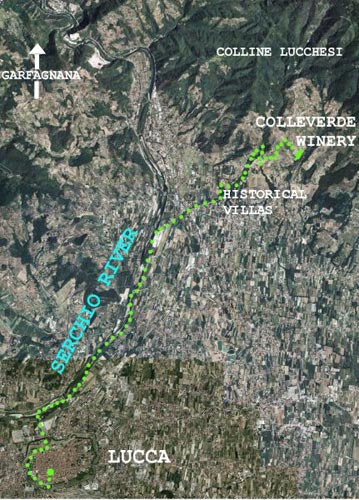  bike itinerary in Lucca countryside